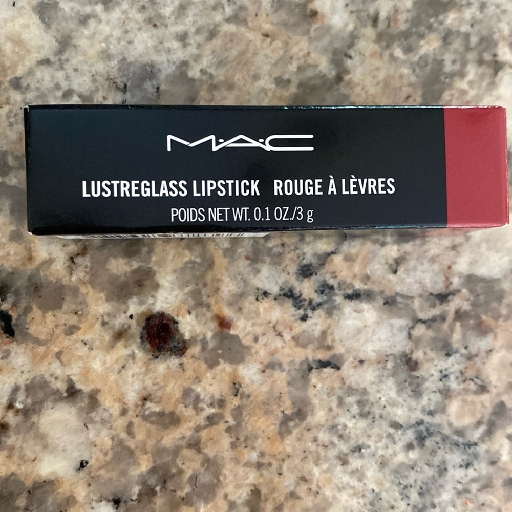 MAC Lustreglass Lipstick in  562 chili popper brand new unopened